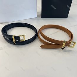 Fashion Designer Belt Luxury Ceinture Width 2.0cm Triangler Pendant Belts For Women Balck Brown Leather P Waistband With Box Dress Jeans