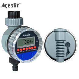 Watering Equipments Automatic Electronic Ball Water Timer Home Waterproof Garden Watering Timer Irrigation Controller with LCD Display 230710