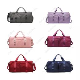 Zipper Women's Men's Duffel Bag Designer Nylon Travel Shoulder Bag Tote Bag Large Capacity Bag Crossbody Bag Sports Outdoor Fitness Bag L U