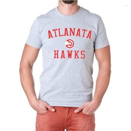 Men's T Shirts Atlanta Men Basketball Shirt Cotton Trainning Jersey Tees S0275 Summer Fashion T-shirt Euro Size