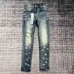 2023 PURPLE-BRAN* Men Designer Antiaging Slim Fit Casual Jeans PU2023900 Size 30-32-34-36