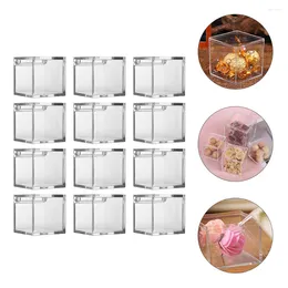 Gift Wrap 12 Pcs Jewellery Storage Case Goody Bag Candy Plastic Baby Jewelery Organiser