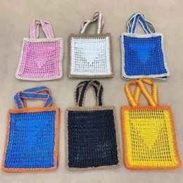 Designer bag Shoulder Bag beach bag Fashion Mesh Hollow Woven Shopping Bags for Summer Tote Bag