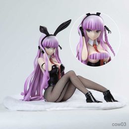 Action Toy Figures 22cm Dangarompa Trigger Happy Cataclysm Anime Character Kyoko Rabbit Girl Action Character Sexy Collectible Doll Toys R230711