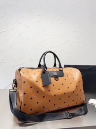 Сумка для багажа Keepall Коричневая черная сумка для багажа со шнуровкой 45 Travel MC Мужская и женская длинная дизайнерская спортивная сумка Ночная сумка WOC Дорожная сумка