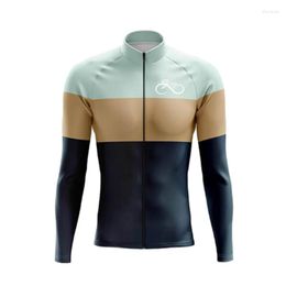 Racing Jackets Fashion Cycling Jersey 2023 Summer Long Sleeve Clothing MTB Bike Shirts Uniform Maillot Ropa Ciclismo Men's Bicycle Wear