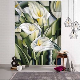 Tapestries Wildflower Tapestry Wall Hanging Flower Chart Tapestries Colourful Home Decor