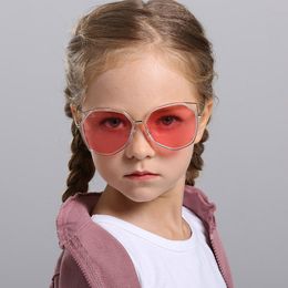 Sunglasses Kids Sunglasses Polarised Cat Eye Retro Metal Boys Girls Ocean Mirror Shades Outdoor Travel Eyewear Glasses Accessories 230710