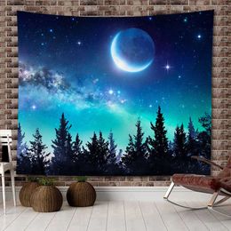 Tapestries Tapestry Universe Starry Sky Natural Scenery Room Background Decoration Hanging Cloth