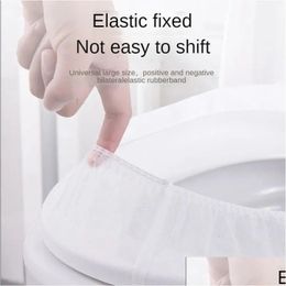 Toilet Seat Covers Sublimation Disposable Mats Non-Woven Toilets Papers Waterproof Matic El Toiletes Er Boutique Maternity Mat Drop Dhygc