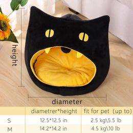 Black Cat Shaped Pet BedCat's bed Cute