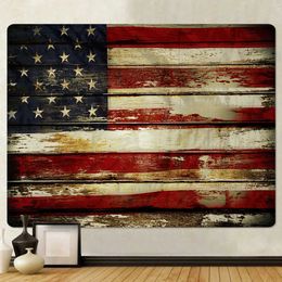 Tapestries Wood grain nostalgic banner home decoration art tapestry decoration yoga mat background wall tapestry