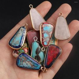 Pendant Necklaces 1pc Natural Stone Pendants Polished Irregular Emperor For Fashion Jewellery Making Diy Women Necklace Party Crafts