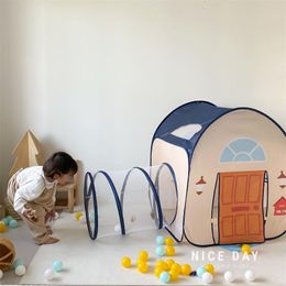 Toy Tents Baby Tent Funny Ocean Balls Pool Sport Toys for Kids Play Games House Indoor Children's Secret Base Playtent 230711