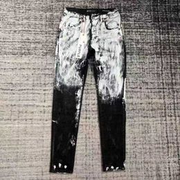 2023 Purple-bran* Men Designer Antiaging Slim Fit Casual Jeans Pu20231200 Size 30-32-34-36-38598