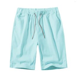 Men's Shorts Casual Work Fashion Slim Five Pants Beach For Men Athletic Pockets