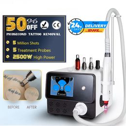 Professional Laser Machine Q Switch nd yag Picosecond Laser Tattoo Removal Equipment For Salon