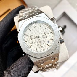 Mens Watch Quartz Movement Designer Watches 45mm Sapphire Business Wristwatch All Dials Working Waterproof Wristwatches Montre de Luxe