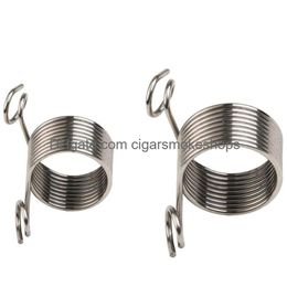 Fabric And Sewing Metal Yarn Guide Knitting Thimble Stainless Steel Finger Ring For Crafts Accessories Tool Kdjk2301 Drop Delivery H Dho46
