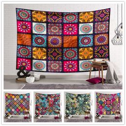 Tapestries Home Bedroom Tapestry Hanging Mandala Digital Printing Wall Cloth Multicolor Beach Towel Yoga Mat Tablecloth 230710