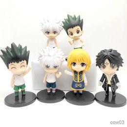 Action Toy Figures Anime Hunter x Hunter Figure Gon Action Figure Kurapika Kulolo Lushilufelu Figurine Collection Toy R230711