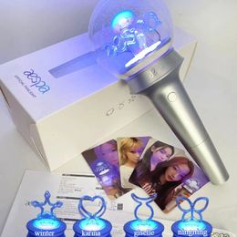 Led Rave Toy Kpop Aespa Lightstick Korea Light Stick Karina Giselle Winter Ning Concert Lamp Party Flash Fluorescent Toy Fans Collection Gift 230710