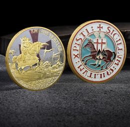 Arts and Crafts Commemorative Medal 3D Embossed Paint Metal Commemorative Medal Collection Gift