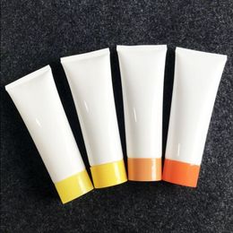 100g Vacuum pump cosmetic squeeze tube lotion bottle cream refill soft packing with airless pump SN Lrboo