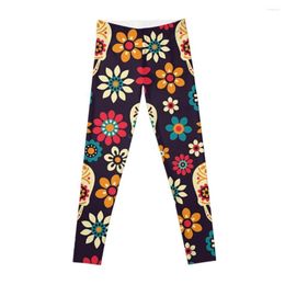 Active Pants Catrina Flowers Leggings Yoga Pant Women Harem Sports Woman Legins For