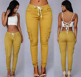 Women's Pants Elastic Sexy Skinny Pencil Jeans For Women Leggings Woman High Waist Thin-Section Denim