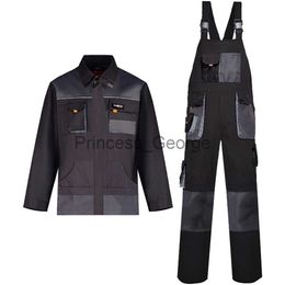 Others Apparel Bib Overalls Men Work Coveralls Repairman Strap Jumpsuits Durable Worker Cargo Pants Worker uniforms Plus Size Rompers Pants 4XL x0711