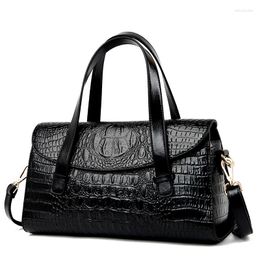 Evening Bags 2023 Crocodile Luxury Handbag Women Shoulder Bag Designer Vintage Crossbody Tote For