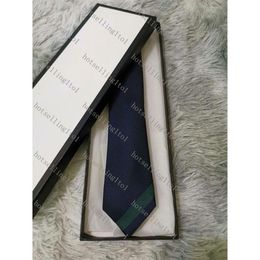 luxury men's tie top designer silk jacquard bow ties wedding business Necktie G003264V