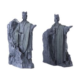 Decorative Objects Figurines Art Sculptures Retro Book Ends 1 Pair Resin for Shelves Holder Bookends Home Stopper 230711