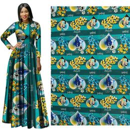 Ankara African Polyester Wax Prints Fabric Binta Real Wax High Quality 6 yards lot African Fabric for Party Dress suit ship211S