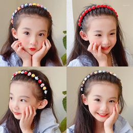 Hair Accessories Cute Cartoon Fruits Flower Hairbands For Little Girls Sweet Head Band With Teeth Fashion Hoop Kids Headwear