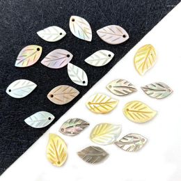 Beads Natural Sea Shell Carved Leaf-shaped Mother-of-pearl Loose Jewellery Making Earrings DIY Hairpin Necklace Accessories