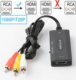 AV to HDMI Converter HDMI 1080P 720P for set-top box computer to TV cable three-color RCA Male Cable