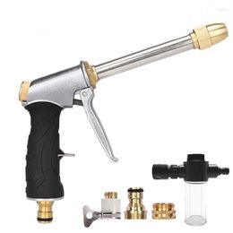 Watering Equipments Garden Water Spray Lawn Sprinkler Gun Ajustable Hose Nozzles High Pressure Car Wash Power Washer Cleaning Tools