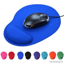 Mouse Pads Wrist Portable Mouse Pad Wristband Gaming Mousepad Solid Colour Mat Comfortable Soft Mouse Pad For Office Home PC R230711