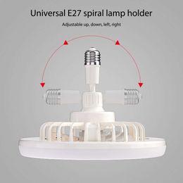 Electric Fans Ceiling Fan Lamp Universal Light Holder Control Fan With Light Hanging Fan Lamp Living Room Cooling Fan Lamp