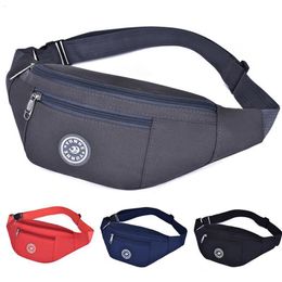 Waist Bags Waterproof Chest bag Nylon Bag Women Belt Men Fashion Colourful Bum Travel Purse Phone Pouch Pocket hip 230711