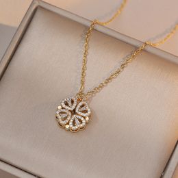 Four-leaf Clover Necklace Girl Loving Transformation Niche Design Temperament Fashion Jewelry