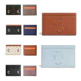 Luxury original travel Coin Purses With box bag Mens wallets cardholder purse smooth sheepskin Leather card holder designer card Holders woman wallet key pouch bags