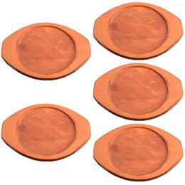 Table Mats Stone Bowl Mat Multi-function Wooden Pallets Supply Tableware Pad Kitchen Pallet