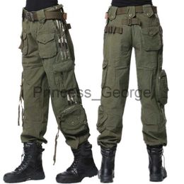 Others Apparel Cargo Pants Overalls Male Mens Army Clothing Tactical Pants Military Work Wear Many Pocket Combat Army Style Straight Trousers x0711
