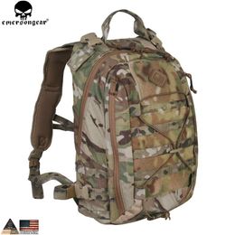 Duffel Bags EMERSONGEAR Tactical Backpack Assault Removable Operator Pack Travelling Modular Bag Multicam EM5818 230710