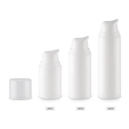 Plastic Airless Bottle For Cosmetic Empty Pump AS Refillable Bottle 15ML 30ML 50ML Cream Containers SN054 Thqai