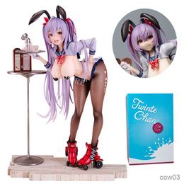 Action Toy Figures 27cm Rocket Boy Rabbit Girl Anime Character Character Twitail Action Character Model Doll Toy Gift R230711