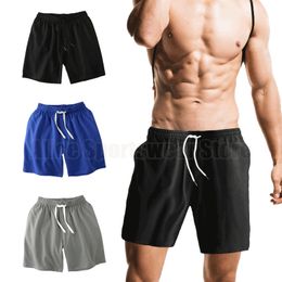 Mens Shorts White Black for Men Japanese Style Polyester Running Sport Male Casual Elastic Waist Solid Sports Clothing 230710